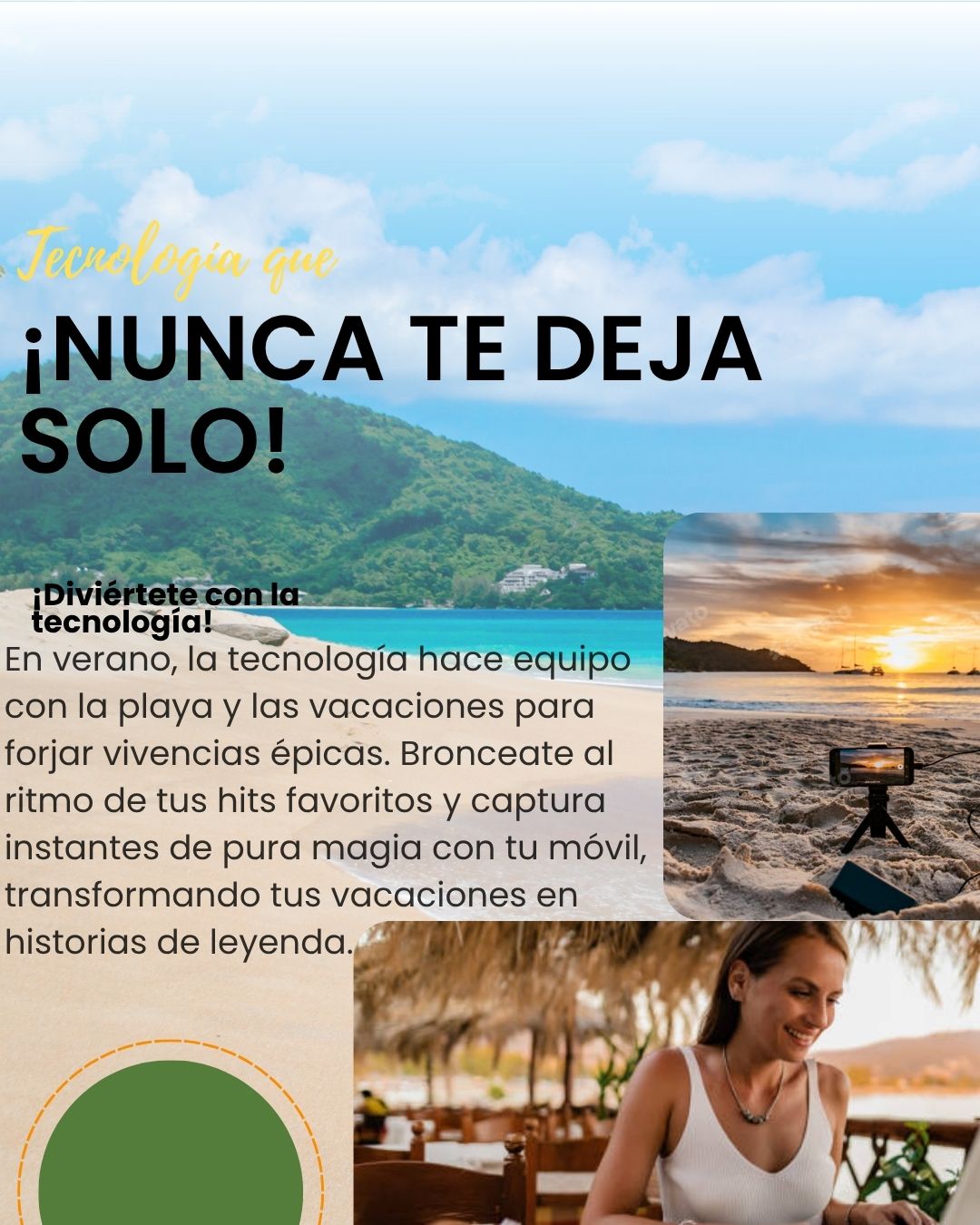 Blue Orange Travel Agency Promotion Instagram Post